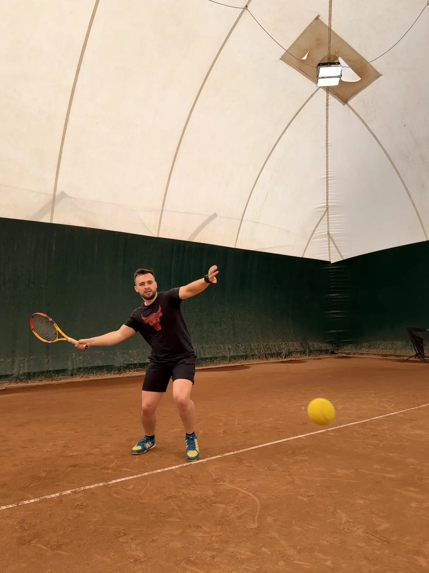 Lectie tenis Brasov tehnica avansati